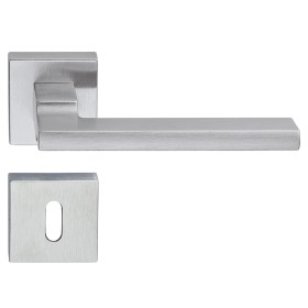 Maniglia a Rosetta Quadra