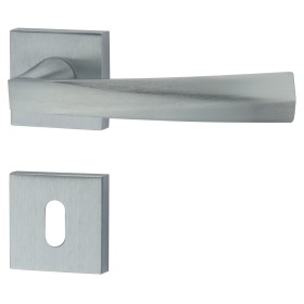 Maniglia a Rosetta Quadra