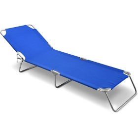 Lettino Prendisole Pieghevole Blu