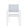 Sedia con Braccioli Bianca 3