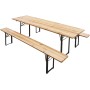 Set Birreria in Legno 200x80 cm