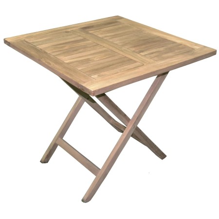Tavolo da Giardino in Legno 80x80 cm