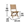 Scheda Tecnica Sedia Pieghevole Chelsea