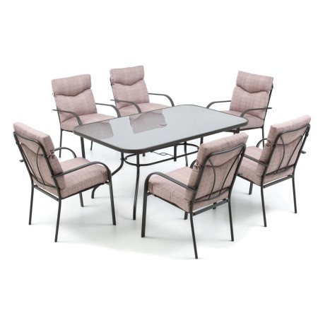 Set Tavolo e 6 Sedie Madagascar