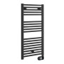 Termoarredo Elettrico Dritto 48x1375 cm Nero