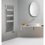 Termoarredo Elettrico Dritto 48x137,5 cm Cromo 2