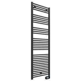 Termoarredo Elettrico Dritto 55x170 cm Nero