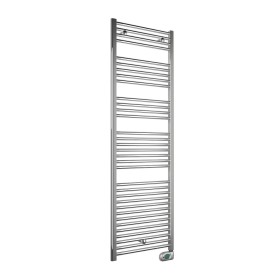 Termoarredo Elettrico Dritto 55x170 cm Cromo