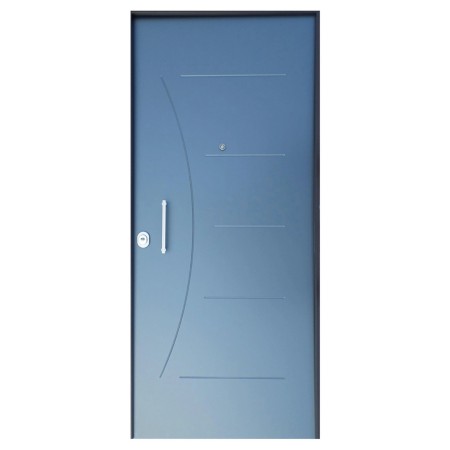Porta Blindata Azul Apertura Destra 210x90 cm