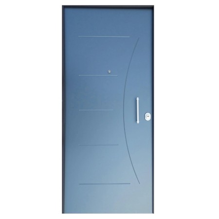 Porta Blindata Azul Apertura Sinistra 210x90 cm