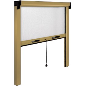 Zanzariera Avvolgibile 140x250 cm Bronzo