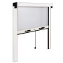 Zanzariera Avvolgibile 120x160 cm Bianco