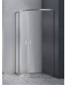 Box Doccia ad Angolo Semicircolare 90x90x190 cm Kokis