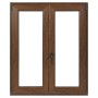 Finestra in PVC 2 Ante Noce 120x140 cm