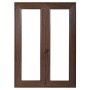 Finestra in PVC 2 Ante Noce 100x140 cm
