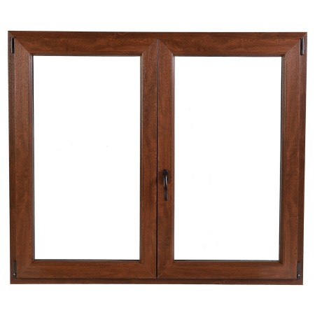 Finestra in PVC 2 Ante Noce 140x120 cm