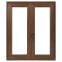 Finestra in PVC 2 Ante Noce 100x120 cm