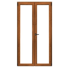 Porta Finestra in PVC 2 Ante Noce 120x220 cm
