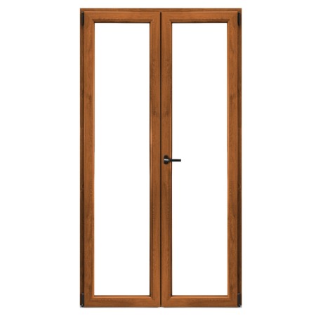 Porta Finestra in PVC 2 Ante Noce 120x220 cm