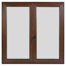 Porta Finestra in PVC 2 Ante Noce 120x220 cm