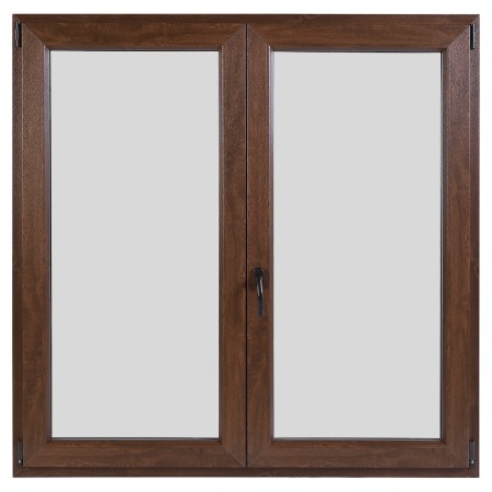 Porta Finestra in PVC 2 Ante Noce 120x220 cm