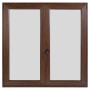 Porta Finestra in PVC 2 Ante Noce 120x220 cm