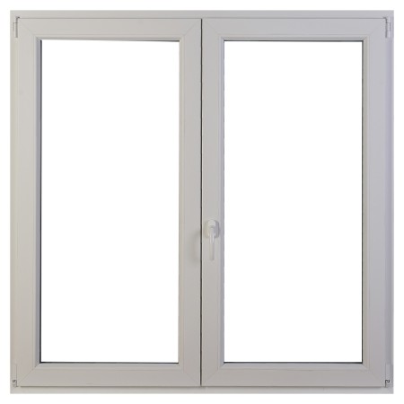 Finestra in PVC 2 Ante Bianca 140x140 cm