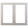 Finestra in PVC 2 Ante Bianca 140x120 cm