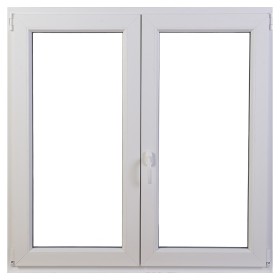 Finestra in PVC 2 Ante Bianca 120x120 cm