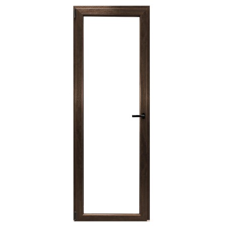 Porta Finestra in PVC Noce Anta Sinistra 80x220 cm