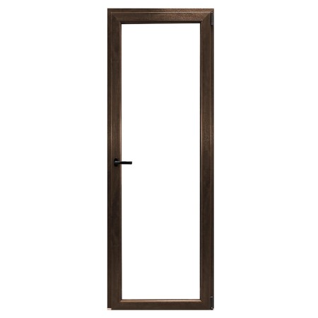 Porta Finestra in PVC Noce Anta Destra 80x220 cm