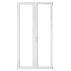 Porta Finestra in PVC 2 Ante Bianca 120x220 cm