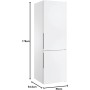 Scheda Tecnica Frigorifero Candy Doppia Porta 260 LT Bianco