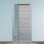 Porta Scorrevole 90x210 cm Grigio