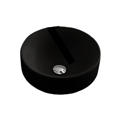 Lavabo Ø35 H15 da Appoggio serie Nolita Nero