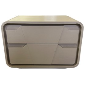 Comodino Le Fablier con Rilievo "V" serie Veramore