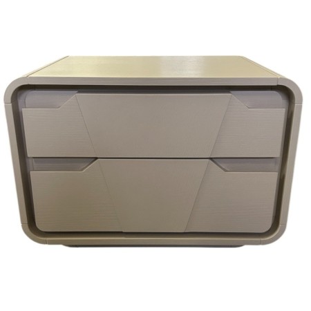 Comodino Le Fablier con Rilievo "V" serie Veramore