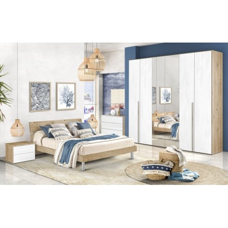 Camera con Armadio Sei Ante DON Rovere