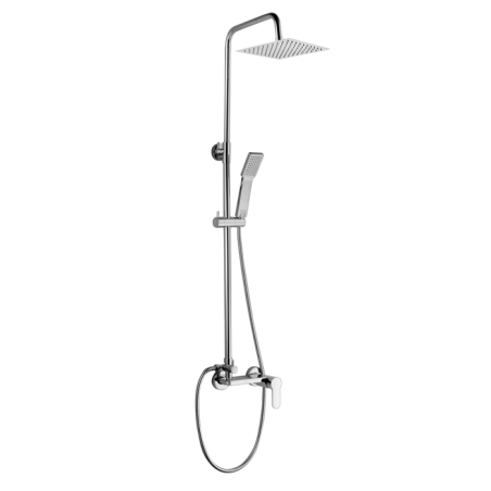 Colonna Doccia in Metallo con Miscelatore Monocomando serie Sabhina