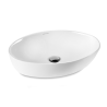 Lavabo Ovale da Appoggio serie Aostha
