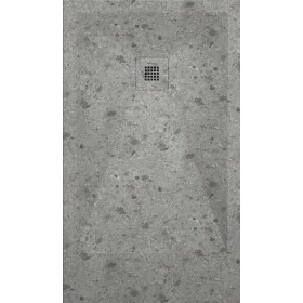 Piatto Doccia in Resina Terrazzo Grigio 3D 90 x Varie Misure