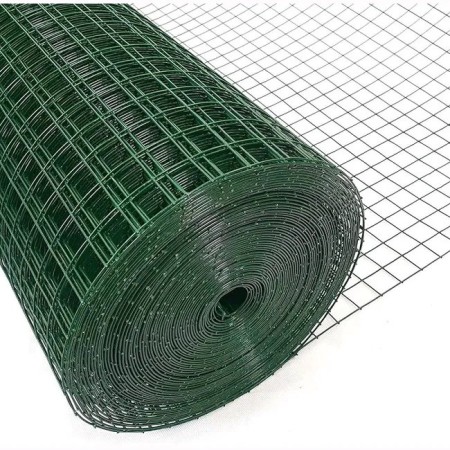 Rete Elettrosaldata Verde Maglia Quadra 12,5x12,5 mm