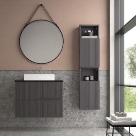 Base Sospesa MANA Antracite 80x45 cm