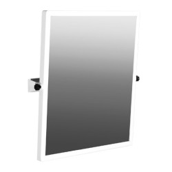 Specchio Basculante serie Help Cornice in Acciaio