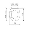 Scheda Tecnica Anello Wc serie Help per Disabili