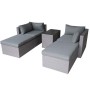 Set Salotto Arredo Giardino Bombay 5 Pezzi