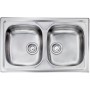 Lavello da Cucina CM 2 Vasche 79x50 cm