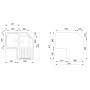Scheda Tecnica Lavello da Cucina CM Angolare 83x83 cm