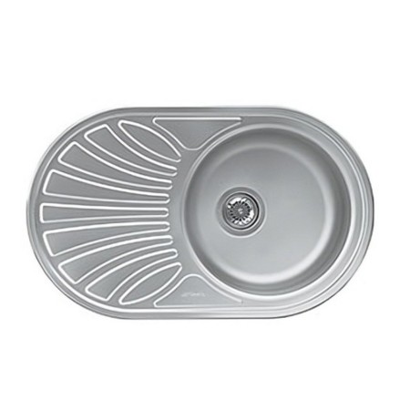 Lavello da Cucina Smeg Gocciolatoio SX 78x48 cm