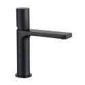 Miscelatore monocomando lavabo serie Sienna nero